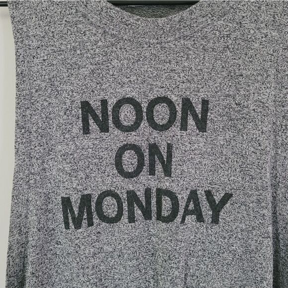 Soul Cycle "Noon On Monday" Grey Muscle Tank Size Small - Picture 2 of 5